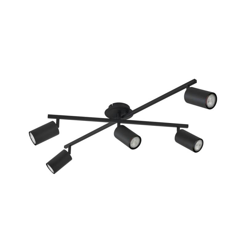 Lindby Strahler Joffrey 9626667 Modern in Schwarz aus Aluminium 5-flammig GU10 Wohnzimmerleuchte Lindby Strahler Joffrey 9626667 Modern in Schwarz aus Aluminium 5-flammig GU10 Wohnzimmerleuchte von LINDBY