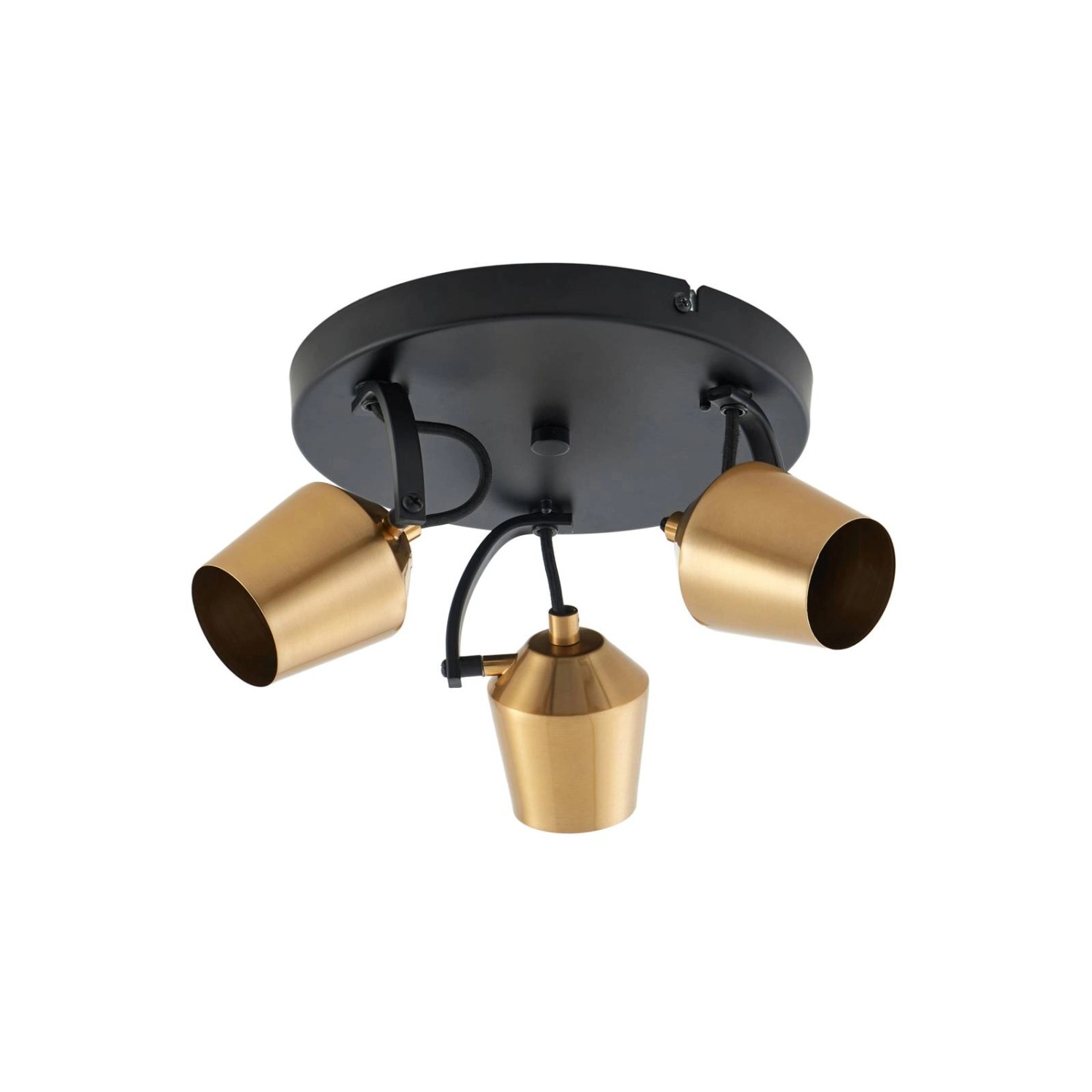 Lindby Strahler Sylveria 10020367 Modern in Gold Messing aus Metall 3-flammig GU10 Wohnzimmerleuchte Lindby Strahler Sylveria 10020367 Modern in Gold Messing aus Metall 3-flammig GU10 Wohnzimmerleuchte von LINDBY