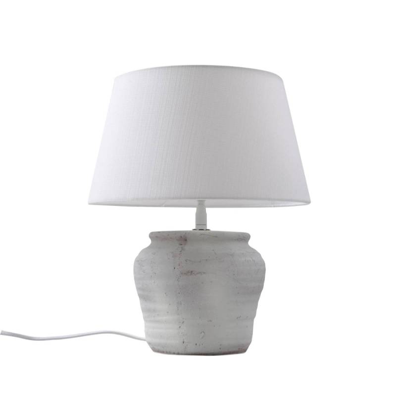 Lindby Tischlampe Aelith 10020394 Landhaus Vintage Rustikal in Weiß aus Textil 1-flammig E27 Wohnzimmerleuchte Lindby Tischlampe Aelith 10020394 Landhaus Vintage Rustikal in Weiß aus Textil 1-flammig E27 Wohnzimmerleuchte von LINDBY