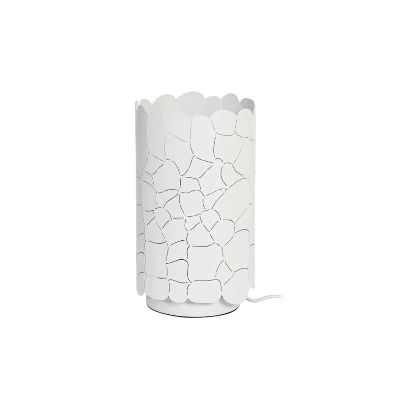 Lindby Tischlampe Aralena 10025863 Modern in Weiß aus Metall 1-flammig E27 Wohnzimmerleuchte von LINDBY