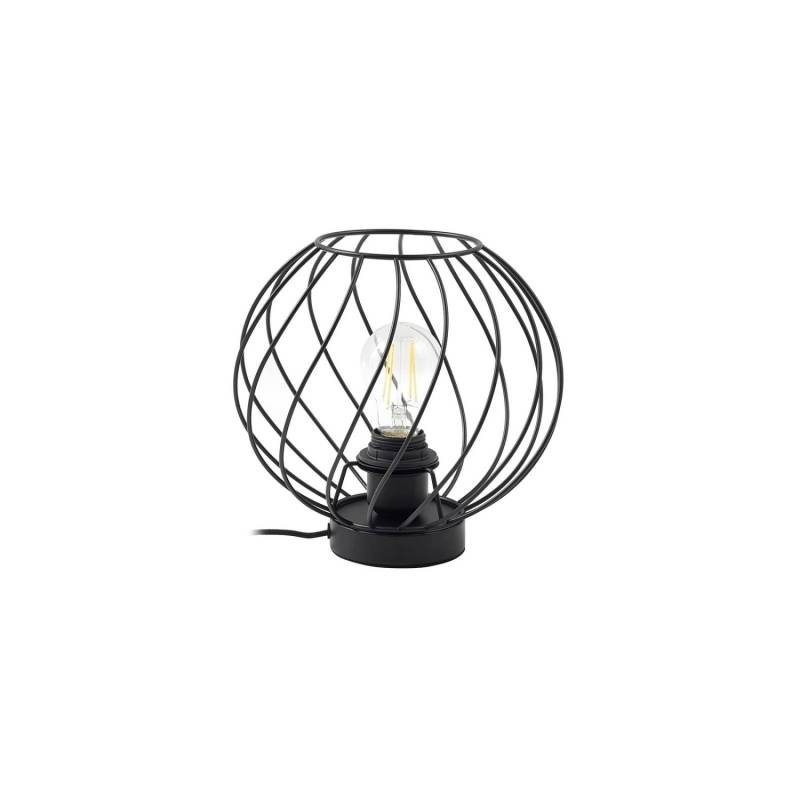 Lindby Tischlampe Danika 10030662 Modern in Schwarz aus Metall 1-flammig E27 Wohnzimmerleuchte von LINDBY