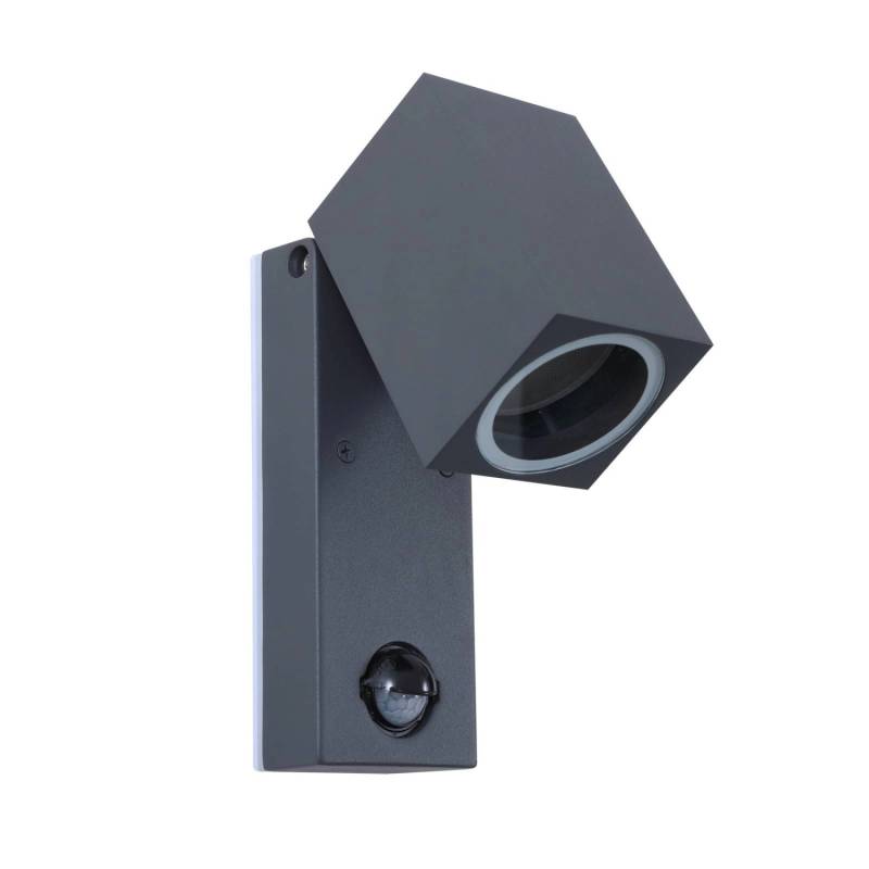 Lindby Wandleuchte Außen Othil 10020320 mit Bewegungsmelder Spritzwassergeschützt Modern in Alu aus Aluminium 1-flammig GU10 Lindby Wandleuchte Außen Othil 10020320 mit Bewegungsmelder Spritzwassergeschützt Modern in Alu aus Aluminium 1-flammig GU10 von LINDBY