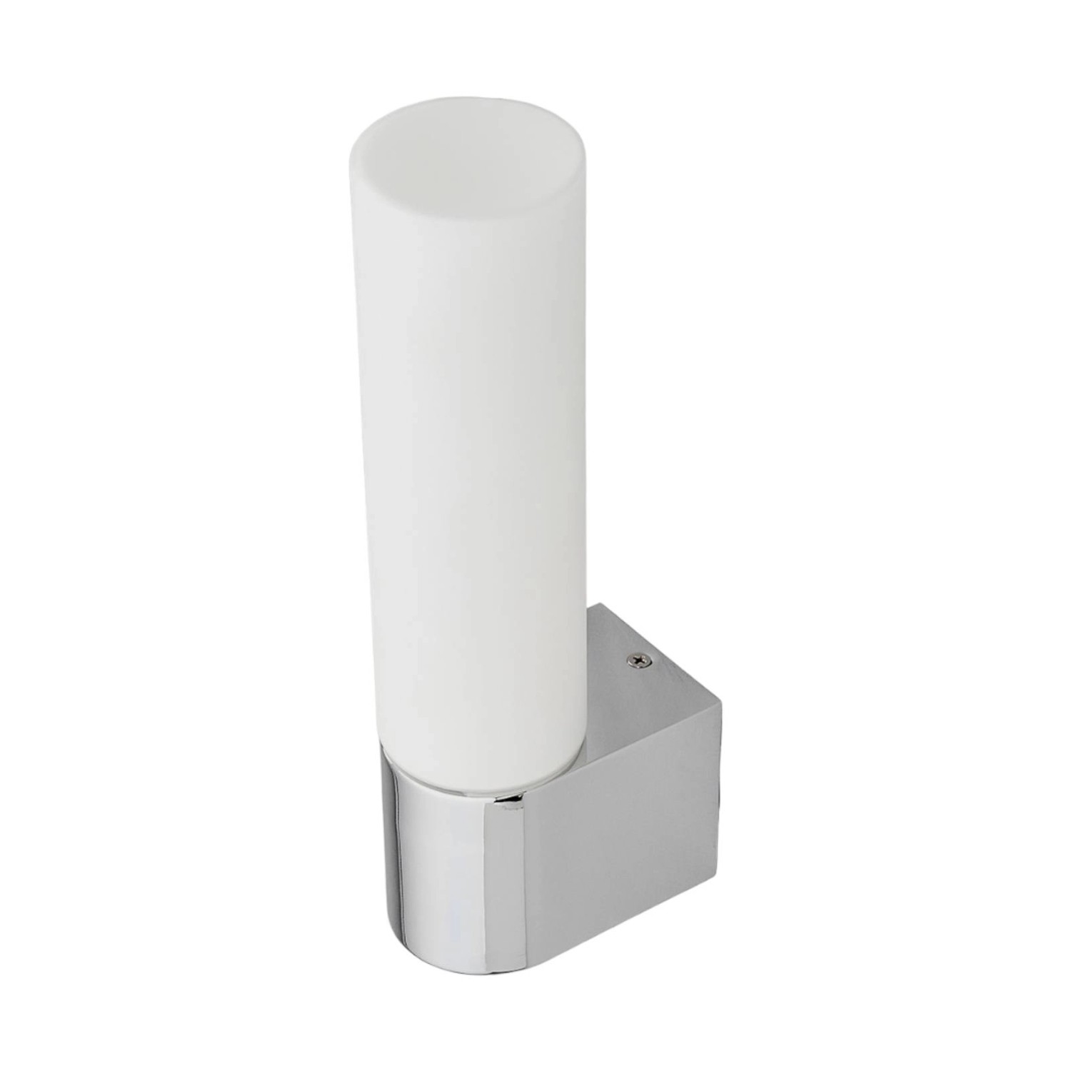 Lindby Wandleuchte Wandlampe Bad Melike 9641002 Spritzwassergeschützt Modern in Chrom aus Metall 1-flammig E14 Badezimmerleuchte von LINDBY