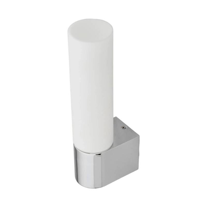 Lindby Wandleuchte Wandlampe Bad Melike 9641002 Spritzwassergeschützt Modern in Chrom aus Metall 1-flammig E14 Badezimmerleuchte von LINDBY