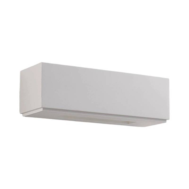 Lindby Wandleuchte Wandlampe Innen Benno 9621350 Modern in Weiß aus GipsTon 2-flammig G9 Wohnzimmerleuchte von LINDBY