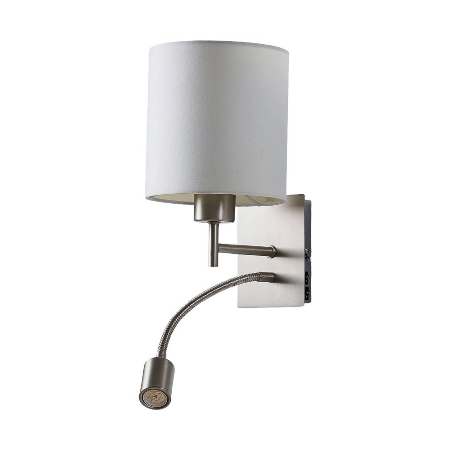 Lindby Wandleuchte Wandlampe Innen Camilo 9620924 Modern in Weiß aus Textil 1-flammig E27 Wohnzimmerleuchte Lindby Wandleuchte Wandlampe Innen Camilo 9620924 Modern in Weiß aus Textil 1-flammig E27 Wohnzimmerleuchte von LINDBY