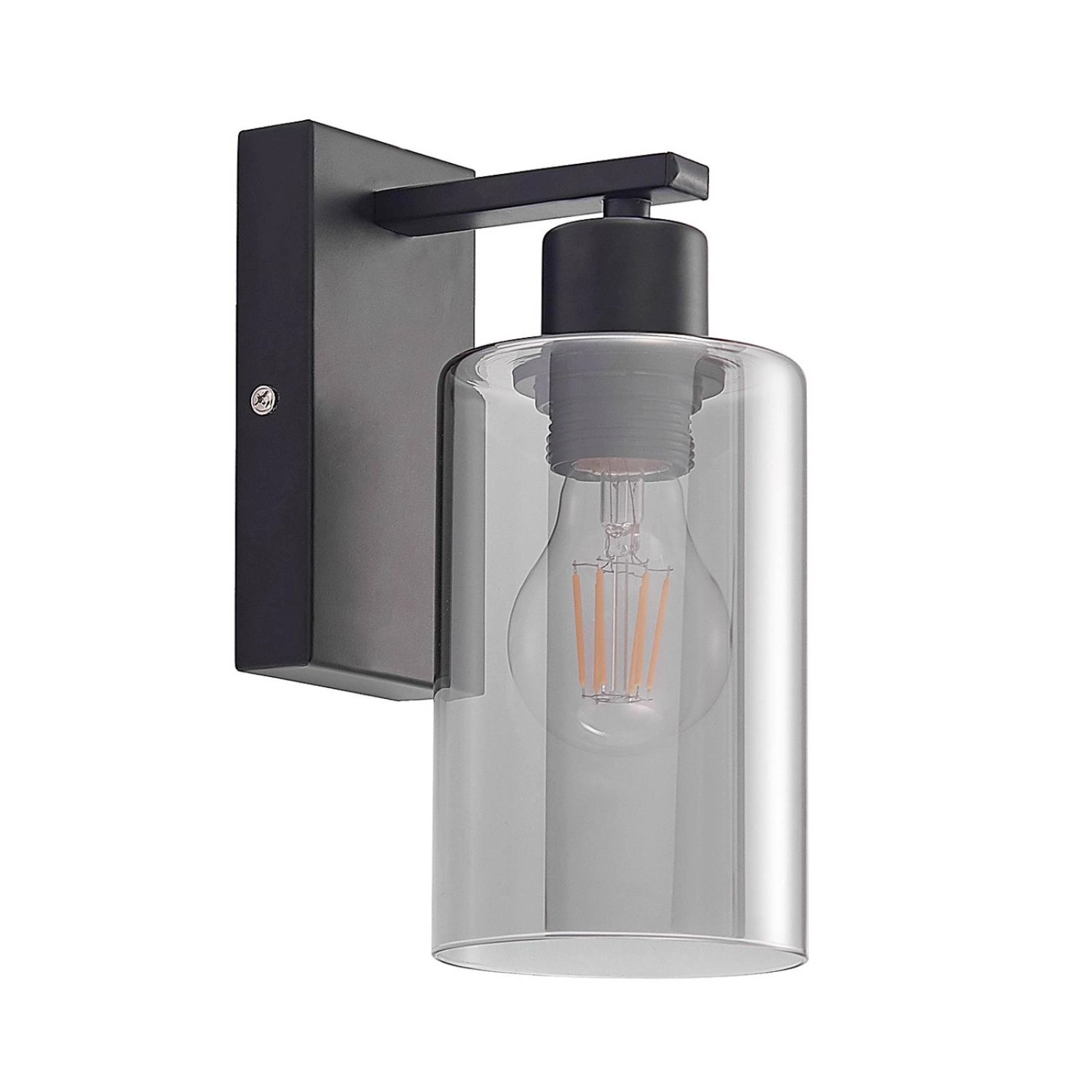 Lindby Wandleuchte Wandlampe Innen Emavi 4018418 Modern in Schwarz aus Metall 1-flammig E27 Wohnzimmerleuchte Lindby Wandleuchte Wandlampe Innen Emavi 4018418 Modern in Schwarz aus Metall 1-flammig E27 Wohnzimmerleuchte von LINDBY