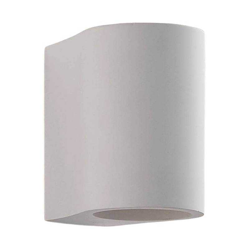 Lindby Wandleuchte Wandlampe Innen Jannes 9621340 Modern in Weiß aus GipsTon 1-flammig G9 Wohnzimmerleuchte von LINDBY