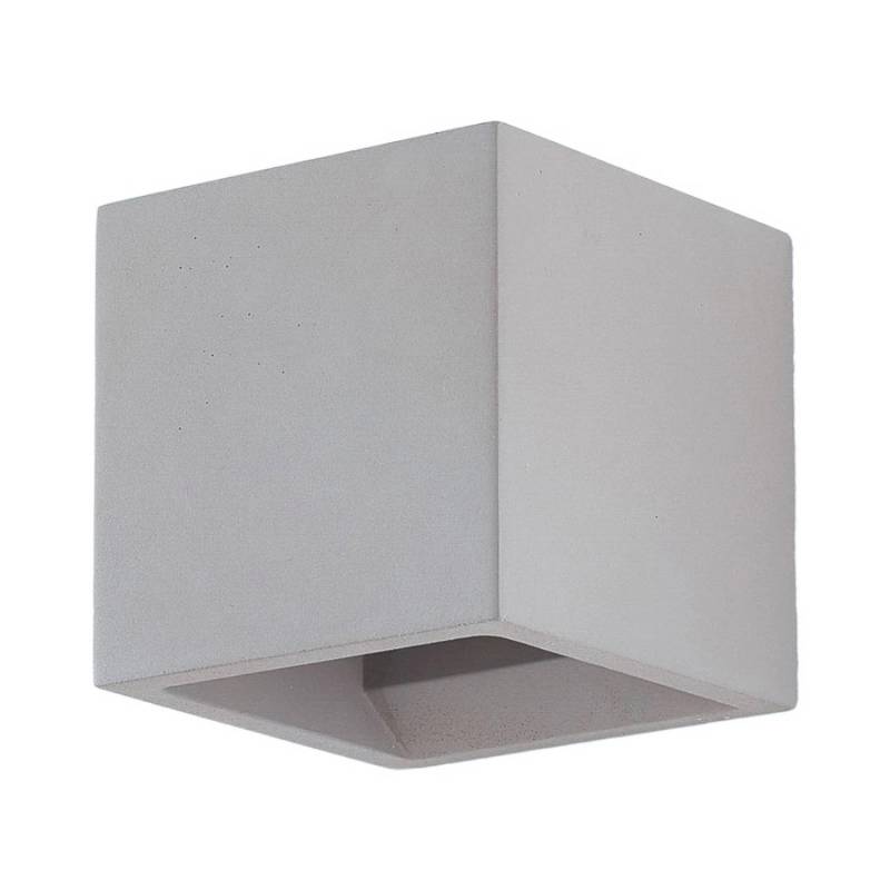 Lindby Wandleuchte Wandlampe Innen Jayden 9613055 Modern in Alu aus GipsTon 1-flammig G9 Flurleuchte von LINDBY