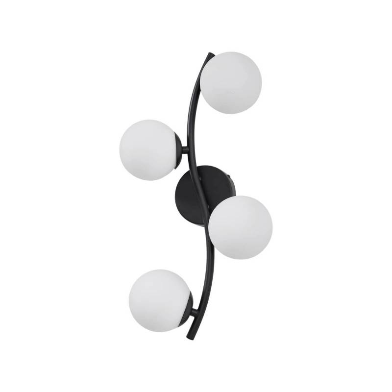 Lindby Wandleuchte Wandlampe Innen Josiana 10041901 Modern in Schwarz aus Glas 4-flammig G9 Wohnzimmerleuchte Lindby Wandleuchte Wandlampe Innen Josiana 10041901 Modern in Schwarz aus Glas 4-flammig G9 Wohnzimmerleuchte von LINDBY
