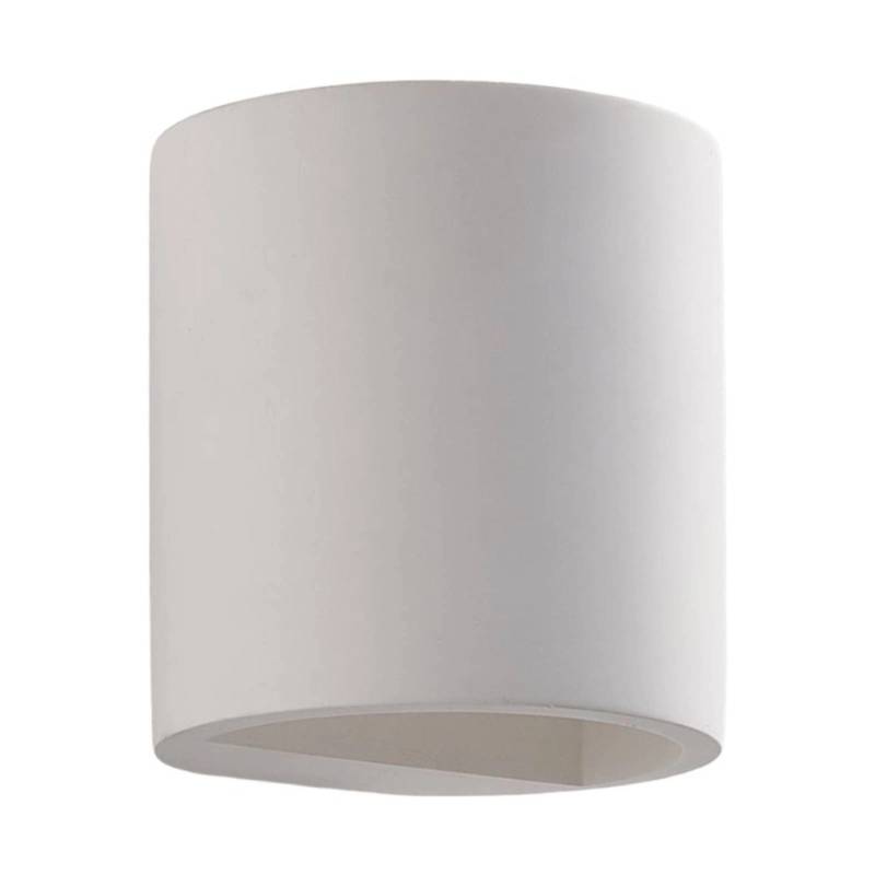Lindby Wandleuchte Wandlampe Innen Krista 9621346 Modern in Weiß aus GipsTon 1-flammig G9 Wohnzimmerleuchte von LINDBY