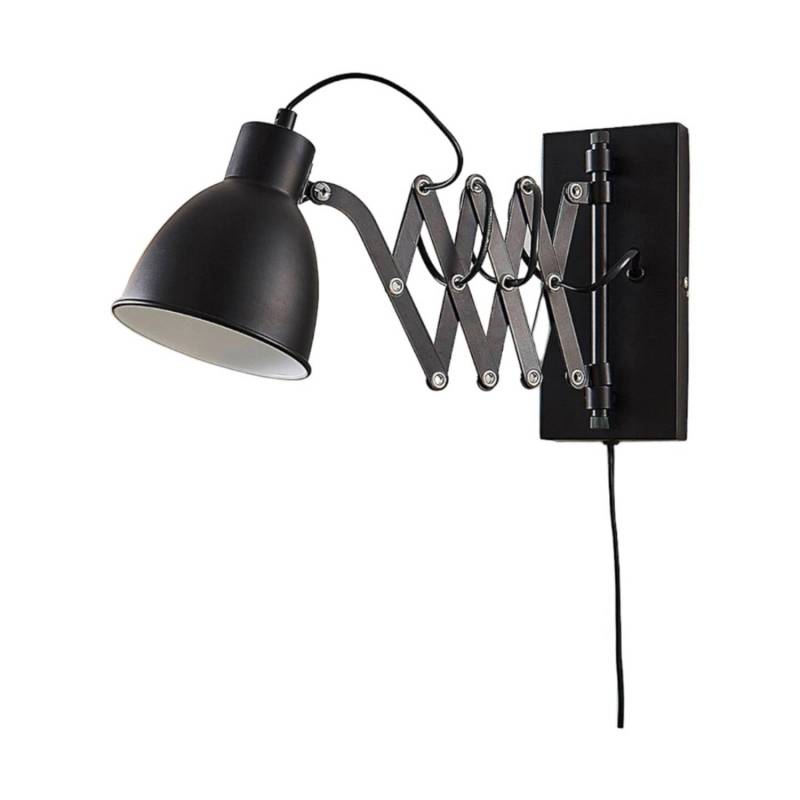 Lindby Wandleuchte Wandlampe Innen Merle 9621726 Modern in Schwarz aus Metall 1-flammig E14 Schlafzimmerleuchte Lindby Wandleuchte Wandlampe Innen Merle 9621726 Modern in Schwarz aus Metall 1-flammig E14 Schlafzimmerleuchte von LINDBY