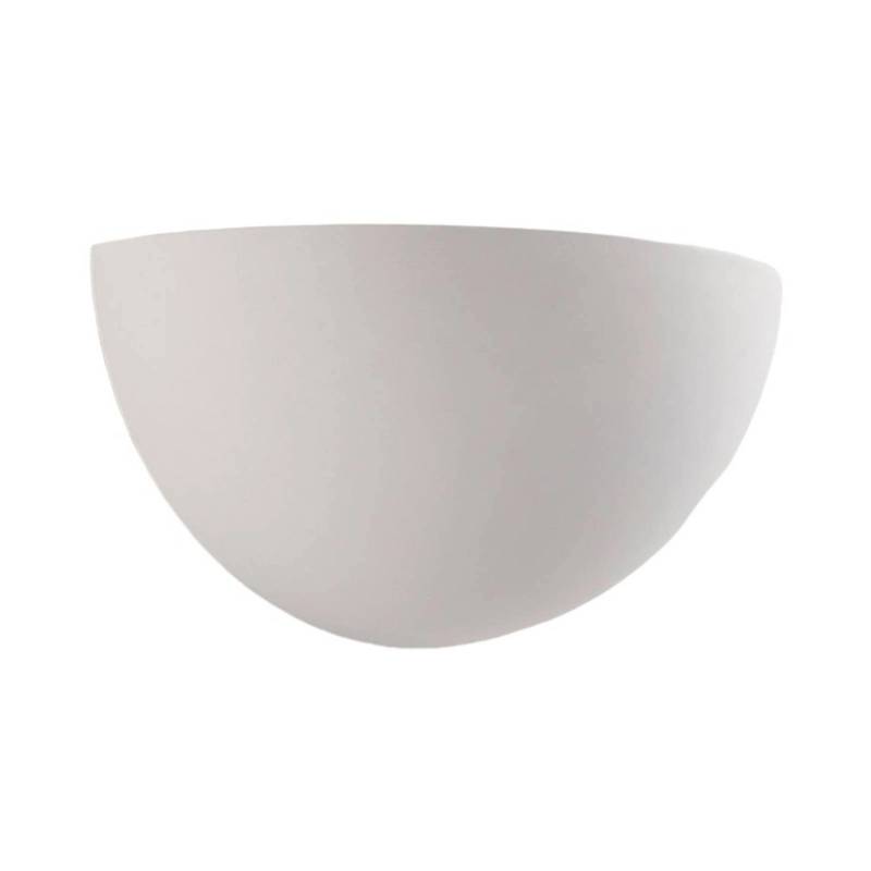 Lindby Wandleuchte Wandlampe Innen Narin 9621319 Modern in Weiß aus GipsTon 1-flammig E14 Wohnzimmerleuchte von LINDBY