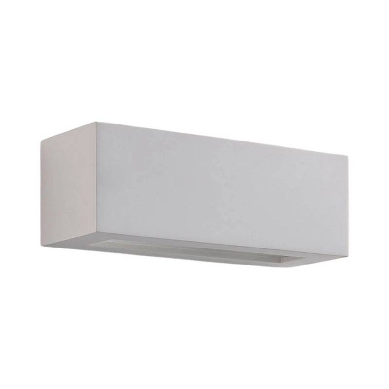 Lindby Wandleuchte Wandlampe Innen Tjada 9621336 Modern in Weiß aus GipsTon 1-flammig G9 Wohnzimmerleuchte von LINDBY
