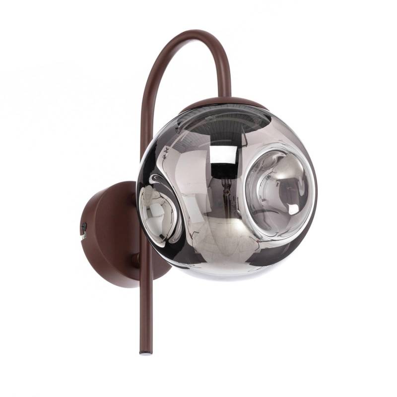 Lindby Wandleuchte Wandlampe Innen Valentina 10019847 Design Modern in Braun aus Metall 1-flammig E14 Wohnzimmerleuchte Lindby Wandleuchte Wandlampe Innen Valentina 10019847 Design Modern in Braun aus Metall 1-flammig E14 Wohnzimmerleuchte von LINDBY