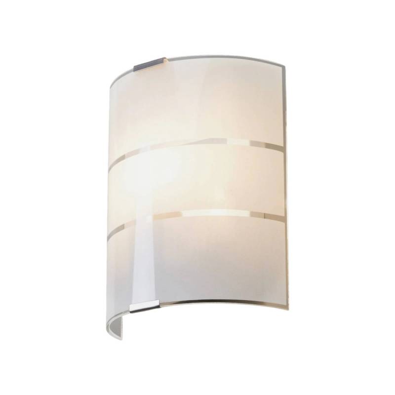 Lindby Wandleuchte Wandlampe Innen Vincenzo 9625001 Modern in Weiß aus Glas 1-flammig E14 Wohnzimmerleuchte von LINDBY