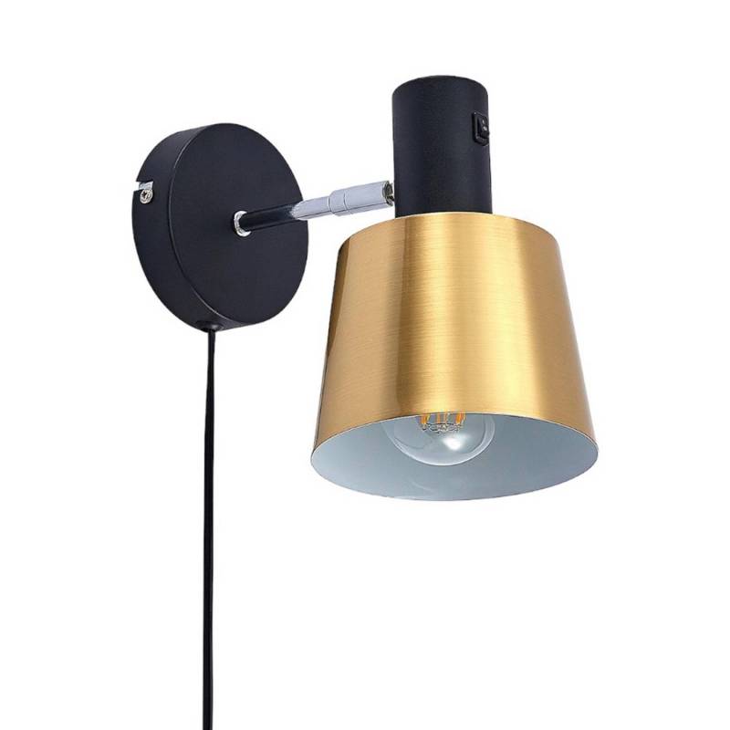 Lindby Wandleuchte Wandlampe Innen Vlada 9626489 Skandinavisch in Schwarz aus Metall 1-flammig E27 Wohnzimmerleuchte Lindby Wandleuchte Wandlampe Innen Vlada 9626489 Skandinavisch in Schwarz aus Metall 1-flammig E27 Wohnzimmerleuchte von LINDBY