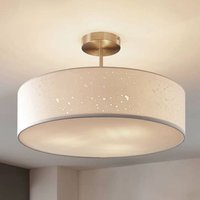 Lindby - gebraucht] Deckenlampe Umma Hängelampe Licht Wohnzimmerlampe Leuchte ø 50cm E27 Weiß B-Ware von LINDBY