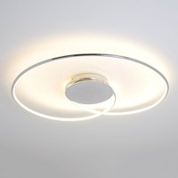 Lindby - gebraucht] Led Deckenlampe Joline Deckenlampe Lampe Leuchte 31 w ø 74 Cm Weiß Chrom B-Ware von LINDBY