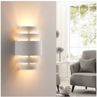 Neuwertig] Lindby Marit Led Gips Wandleuchte Wandleuchte Lampe Leuchte Stufenförmig Weiß B-Ware von LINDBY