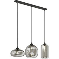 Lindby - gebraucht] Marla Pendelleuchte Hängelampe Deckenlampe Lampe 3 Flammig E27 Rauchg352 B-Ware von LINDBY
