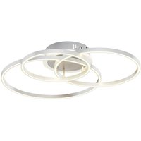 Lindby - gebraucht] Smart Tula Led Deckenlampe Deckenlampe Lampe Leuchte 40 Watt Nickel468 B-Ware von LINDBY