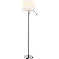 Lindby - neuwertig] Benjiro Stoff Stehlampe Led Leselicht Wohnzimmerleuchte Standleuchte E27 B-Ware von LINDBY