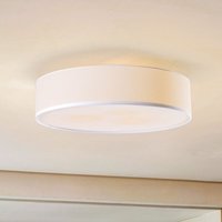 Lindby - neuwertig] Deckenlampe Sebatin Hängelampe Lampe Leuchte Mit E27 Led ø 50 Cm Weiß B-Ware von LINDBY