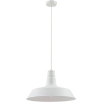 Neuwertig] Lindby Hängeleuchte Pendelleuchte Lampe Weiß Metall 46 Cm E27 Dimmbar Leuchte B-Ware von LINDBY