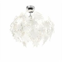 [NEUWERTIG] B-Ware Lindby Deckenlampe Maple Hängeleuchte Lampe Leuchte E27 Weiß Blätter Design von LINDBY