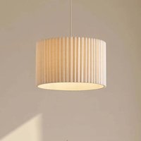 [NEUWERTIG] B-Ware Lindby Hängeleuchte Pendelleuchte Libbie Leuchte Leinen Cremefarben 45 Cm ø von LINDBY