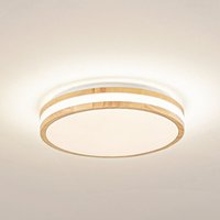 [NEUWERTIG] B-Ware Lindby Led Deckenlampe Emiva ø 39,5 Cm Cct Holz Deckenleuchte Lampe Leuchte Spot von LINDBY