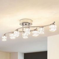 [NEUWERTIG] B-Ware Lindby Led Deckenlampe Yaro Deckenleuchte Deckenlicht 8 Flg. Dimmbar Verchro488 von LINDBY