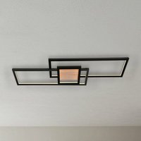 [NEUWERTIG] B-Ware Lindby Led Deckenleuchte Lampe Emiljan Schwarz Metall Dimmbar von LINDBY