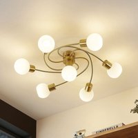 Neuwertig] Lindby Ciala Deckenlampe Deckenlicht Lampe Leuchte Decke 7 Flammig Messing E14 B-Ware von LINDBY