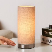 [NEUWERTIG] Lindby Cremefarbene Stoff Tischleuchte Ronja Schreibtischlampe Bürotischleuchte B-Ware von LINDBY