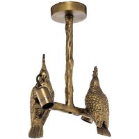 [NEUWERTIG] Lindby Deckenleuchte Lampe Nirvathia Papageien Messingfarben E27 Austauschbar B-Ware von LINDBY