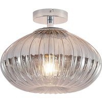 Neuwertig] Lindby Defne Deckenleuchte Lampe Rauchgrau Wohnzimmerleuchte B-Ware von LINDBY