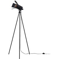 [NEUWERTIG] B-Ware Lindby Dreibein Stehleuchte Devon Standleuchte Stehlampe Leselampe E27 Schwarz von LINDBY