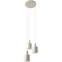[NEUWERTIG] Lindby Hängelampe Ovelia Beige Rund Hängeleuchte Leuchte Pendellampe Lampe E27 B-Ware von LINDBY