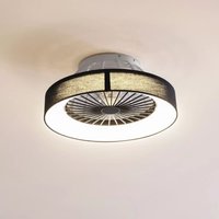 [NEUWERTIG] Lindby Led Deckenventilator Mace Deckenventilator Ventilator Schwarz Leise ø 47 B-Ware von LINDBY