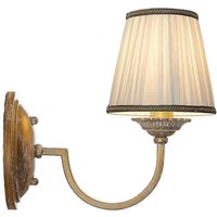 [NEUWERTIG] Lindby Lumiel Wandleuchte Mit Textilschirm Wandleuchte Lampe Leuchte E14 Messing B-Ware von LINDBY