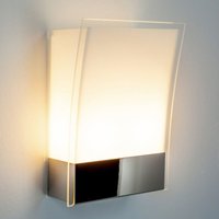 [NEUWERTIG] Lindby Malthe Wandleuchte Wandleuchte Lampe Leuchte E27 Glas Metall Weiß Chrom B-Ware von LINDBY