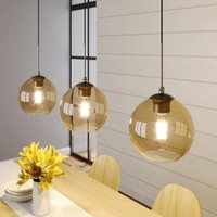 [NEUWERTIG] Lindby Sofian Hängeleuchte Hängeleuchte Lampe Leuchte Dreiflammig Amber Eisen B-Ware von LINDBY