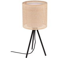 [NEUWERTIG] Lindby Tischleuchte Lampe Soula E27 Kunststoff Beige 20cm Kabel 180 Cm Schalter B-Ware von LINDBY