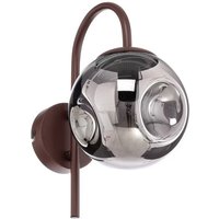 [NEUWERTIG] Lindby Wandleuchte Valentina Glas Rauchgrau Und Wandlampe Leuchte Lampe Spot B-Ware von LINDBY