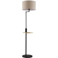 [NEUWERTIG] Lindby Zinia Stehlampe Wohnzimmerlampe M. Ablage & Usb Dekoleuchte E27 Schw948 B-Ware von LINDBY