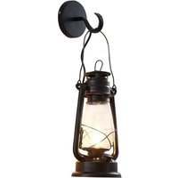 Neuwertig] Lindby Raisa Wandleuchte Laterne Wandleuchte Wandlaterne Wandlicht E14 Rostfarbe B-Ware von LINDBY