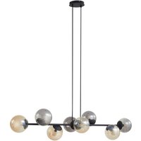 Lindby - gebraucht] Pendelleuchte Isamer Leuchte 130cm Rauchgrau Amber Kugel Lampe Spot B-Ware von LINDBY