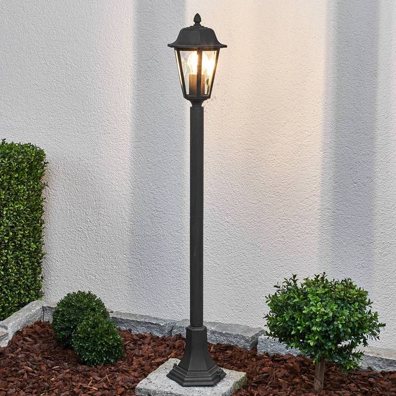 Lindby Pollerleuchte Lamina, 103 cm, Laterne, Metall, E27 von LINDBY